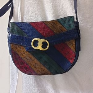 Tory Burch Genuine Link Snake Crossbody